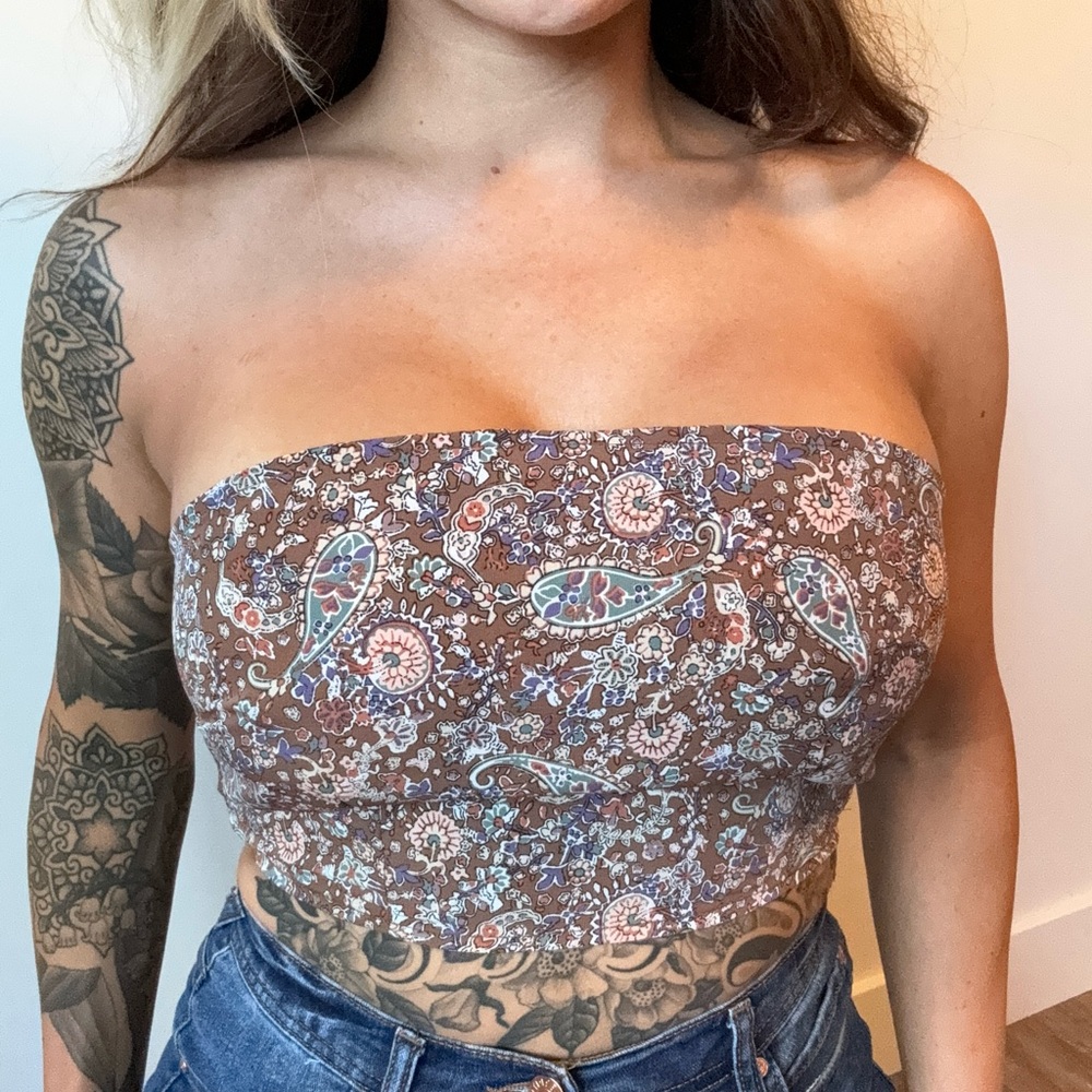 Bohemian Strapless Top